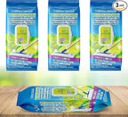 Wet Floor Wipes, Fresh Scent & Plant-Based Textured Cloth Trap Absorb Dirt by JuniperCLEAN