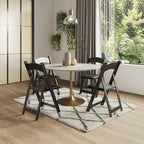 200 Black Resin Stackable Folding Chair - Comfortable Black Foldable Chair - Folding Chairs with Padded Seats - Indoor/Outdoor Folding Chairs for Events - Lightweight Foldable Chairs (200 Pack) - Image 2