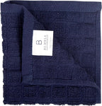 Bumble Premium Cotton Dish Cloths 12" x 12"| Navy Design | 405 GSM | Highly - Image 3