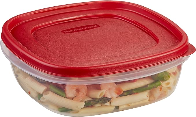 Rubbermaid Easy Find Lids Food Storage Container, 9 Cup, Racer Red by Rubbermaid