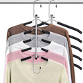 Clothes Hangers Space Saving Shirt Organizer, Non Slip Multi Shirt Hangers by Lomrsiul