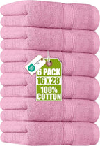 Utopia Towels 6 Pack Premium Hand Towels Set, 16 by 28 inches, 100% Ring Spun by UTOPIATOWELS