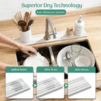 Stone Faucet Mat for Kitchen Sink Splash Guard 23.6" x 3.9" - Image 6