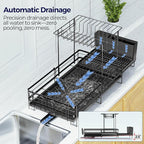2 Tier Large Dish Drying Rack, Expandable Dish Rack - Image 4