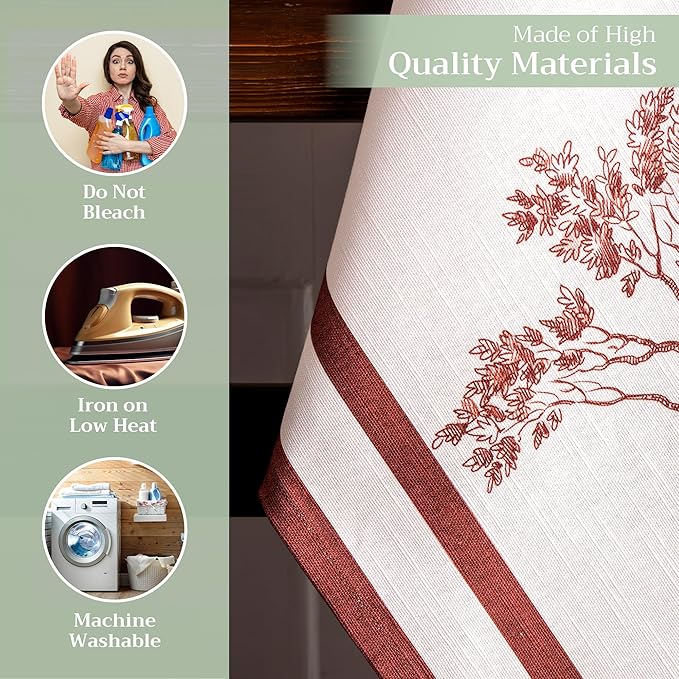 Maison d' Hermine Kitchen Towels Set of 3 100% Cotton 20" x 27.5" Reusable - Image 3