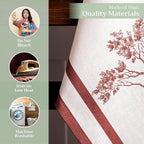 Maison d' Hermine Kitchen Towels Set of 3 100% Cotton 20" x 27.5" Reusable - Image 3