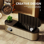 DRATO Outdoor Storage Box, Resin Deck Storage Box Waterproof Patio Storage Box for Indoor & Outdoor Use - Image 4
