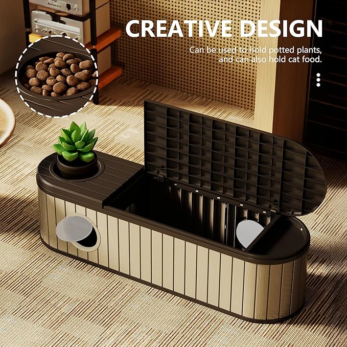 DRATO Outdoor Storage Box, Resin Deck Storage Box Waterproof Patio Storage Box for Indoor & Outdoor Use - Image 4