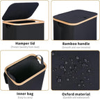 75L Slim Laundry Hamper, Narrow Laundry Basket - Image 4