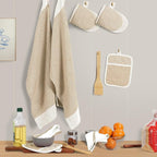 Casa Platino Pot Holders and Oven Mitts, 8-Piece – 500°F Heat Resistant Mini - Image 5