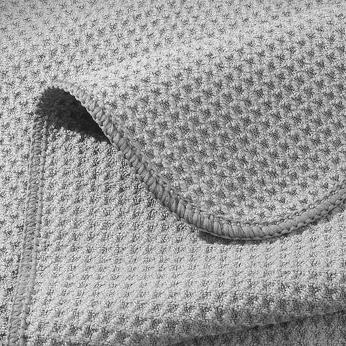 POLYTE Premium Microfiber Kitchen Dish Hand Towel Waffle Weave 12 Pack - Image 4