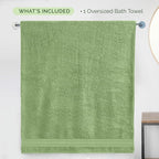 Elegant Comfort Three Line Popcorn Extra Large Luxury Bath Towel - Image 5