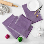 Homaxy Premium Kitchen Towels, Large Cotton Kitchen Hand Towels, Flat and Terry - Image 5