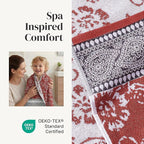 Modern Threads Ophelia 6-Piece 100% Cotton Towel Set – Reversible Yarn Dyed - Image 4
