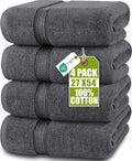 Utopia Towels 4 Pack Premium Bath Towels Set, 27 by 54 Inches, 100% Ring Spun by UTOPIATOWELS
