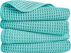 POLYTE 430 GSM Microfiber Lint Free Hand Towel, 16 x 30 in, 4 Pack by Polyte