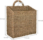 MyGift Wall Basket Hanging Storage Basket, Large Decorative Baskets, Magazine - Image 5