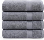 LANE LINEN 100% Cotton 4 Pack Bath Sheets by LaneLinen