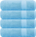 GLAMBURG Premium Cotton 4 Pack Bath Towel Set by GLAMBURG
