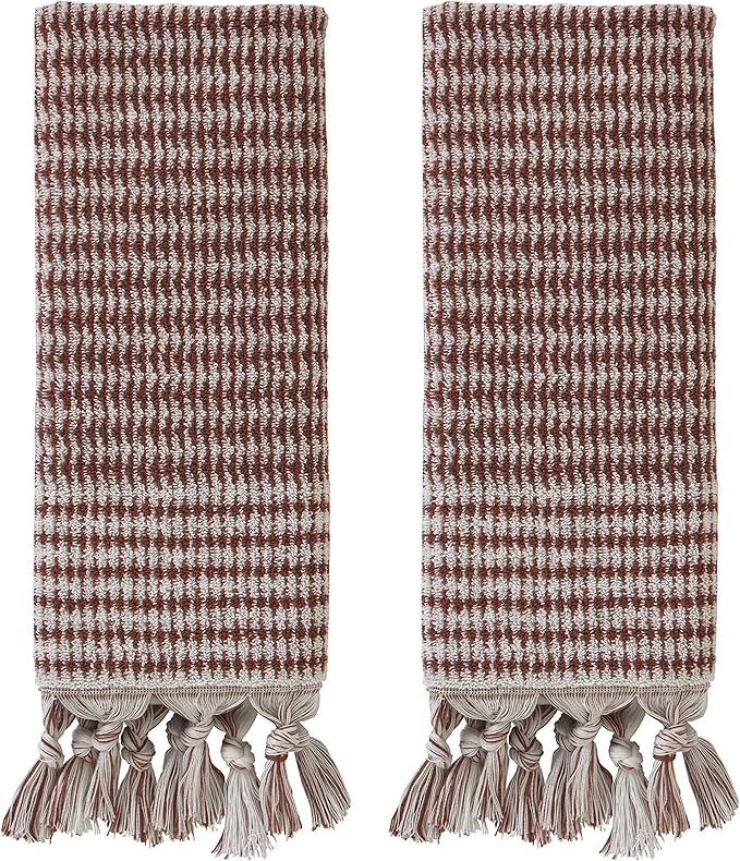 SKL Home Longborough 100% Turkish Cotton Premium 2-Piece Hand Towel Set by SKLHomebySaturdayKnightLtd