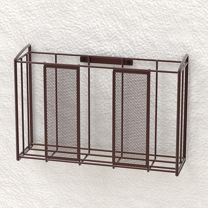 Simple Houseware Over Cabinet Door Organizer, Mesh Bronze - Image 5