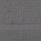 DII Basic Terry Collection Waffle Dishtowel Set, Solid Gray, 4 Piece - Image 4