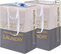 ELONG HOME 2 Pack Laundry Baskets, 92L Freestanding Laundry Basket by ELONGHOME