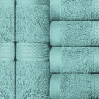 SUPERIOR Solid Egyptian Cotton Face Towel Set - Image 5