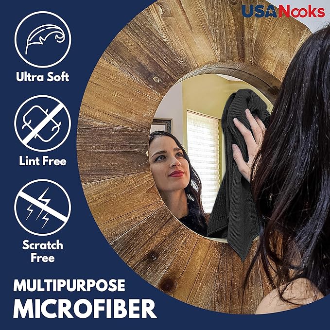 USANOOKS Premium 300GSM Microfiber Cleaning Cloth - Image 8