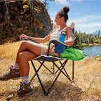 Coleman Big-N-Tall Camping Chair with Cup Holder & Side Pocket, Water-Resistant XL Outdoor Seat Supports up to 600 lbs, Great for Camping, Tailgating, Firepits, Patio, & More - Image 7