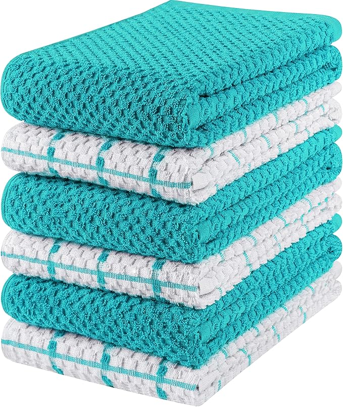 Utopia Towels - Kitchen Towels 6 Pack, 15 x 25 Inches, 100% Ring Spun Cotton by UTOPIATOWELS