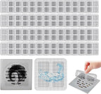100 PCS 4 Inch Disposable Shower Drain Hair Catcher by Unknown
