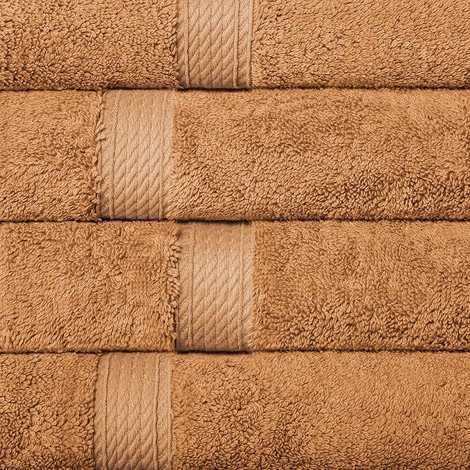 SUPERIOR Egyptian Cotton Pile 10 Piece Towel Set, Includes 2 Bath, 4 Hand - Image 8