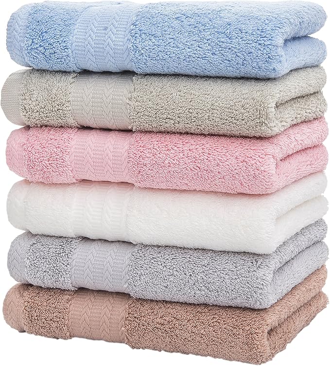 Ultra Thick, Soft & Absorbent Cotton Hand Towels - Image 4