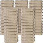 Tens Towels Pack of 60 Washcloths, 12 x 12 Inches, Lighter Weight, Quick to Dry by TensTowels