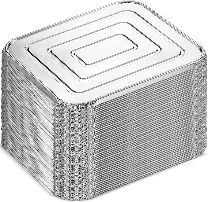 MontoPack Half-Size Aluminium Foil Lids | | Perfect Fit by MontoPack