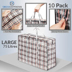 Deco Express Moving Bags with Zipper, Clothes Storage, Moving Supplies - Image 5