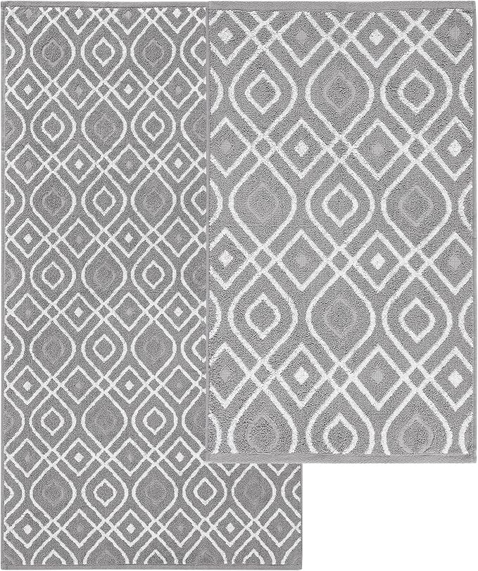 Modern Threads Oxford 6-Piece 100% Cotton Towel Set – Yarn Dyed Jacquard & - Image 5