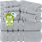 Utopia Towels 8 Piece Luxury Towel Set, 2 Bath, 2 Hand, and 4 Wash Cloths by UTOPIATOWELS