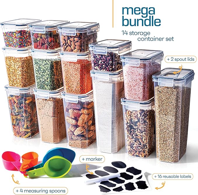 14 PCS Airtight Food Storage Containers - Image 3