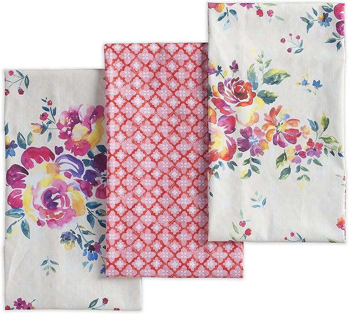 Maison d' Hermine Kitchen Towels Set of 3 100% Cotton 27.50" x 20" Reusable by MaisondHermine