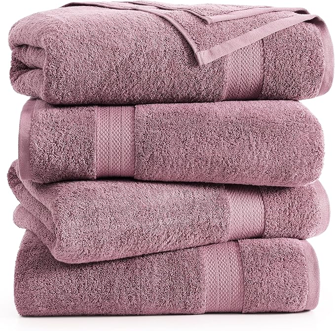 LANE LINEN 100% Ring Spun Cotton Bath Sheets - Image 2