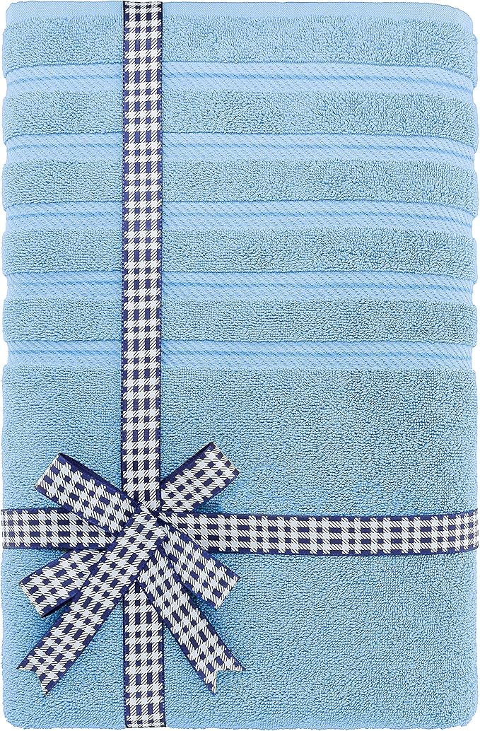 American Soft Linen 35x70 Jumbo Large Bath Towel, 600 GSM 100% Cotton Turkish - Image 3