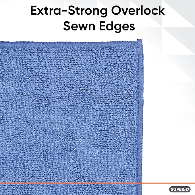 Superio Microfiber Squeegee Mopping Towel Extra Large Miracle Cloth Streak Free - Image 8