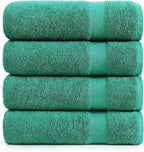 LANE LINEN 100% Cotton Oversized Bath Towels Set of 4 by LaneLinen