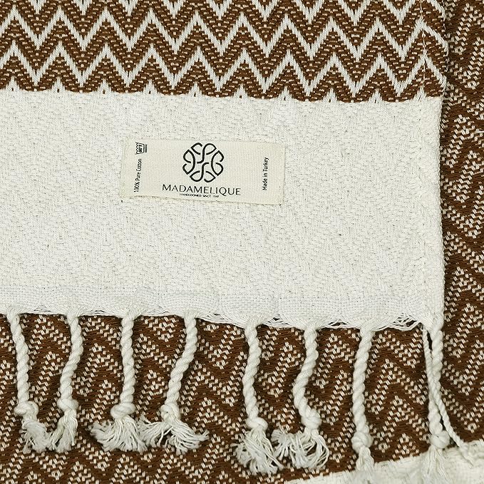 Madamelique Exclusive Hand Towels Set of 2-18 x 40 Inches - Image 7