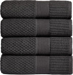 NY Loft Bath Towel 4 Pack, 100% Cotton, Super Soft & Absorbent, Premium Thick by NYLoft