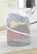 Whitmor 18" Collapsible Laundry Hamper White - Image 2
