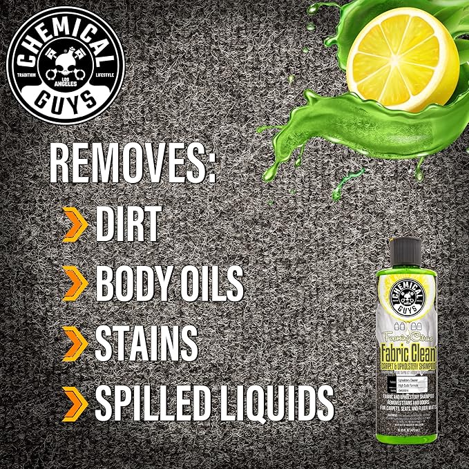 Chemical Guys CWS203 Foaming Citrus Fabric Clean Carpet & Upholstery Cleaner - Image 6