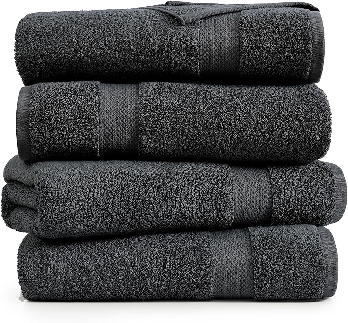 LANE LINEN Bath Towels 4 Pack - Image 2